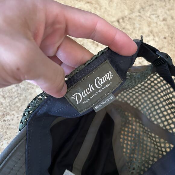 Duck Camp Mesh Trucker Fishing Performance Hat - Picture 4 of 4